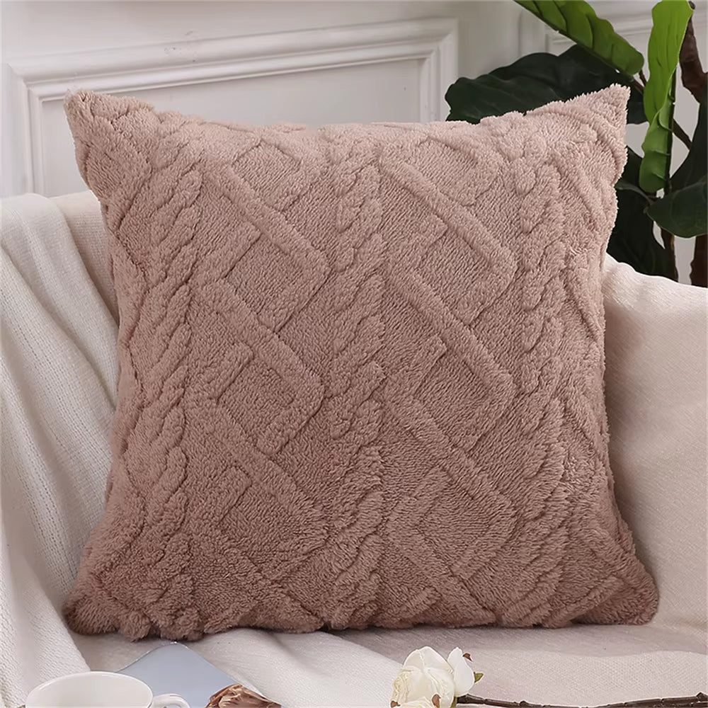 Throw Pillow Cover Cotton Couch Cushion Cover 45X45Cm Sofa Pillowcase Solid Home Living Bedroom Decor Pillow Case 50X50