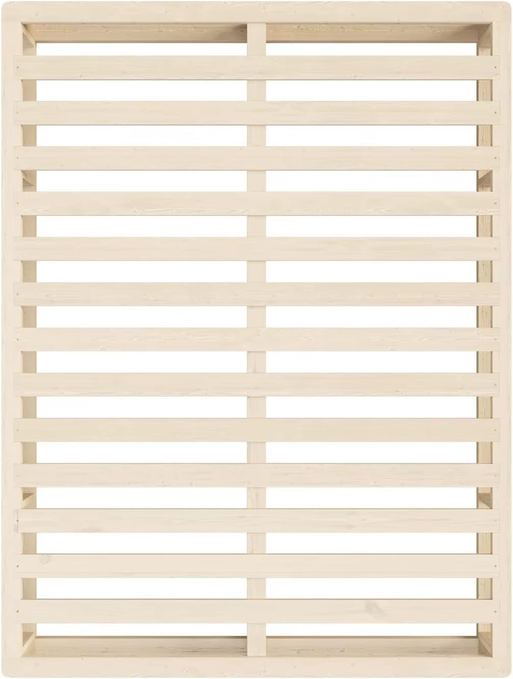 Queen Bed Frame with Solid Wood Frame Platform Bed and Wooden Bed Base