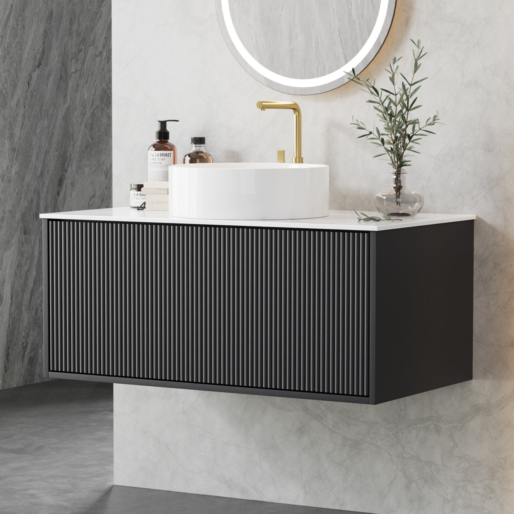 Black stone Luxe Vanity