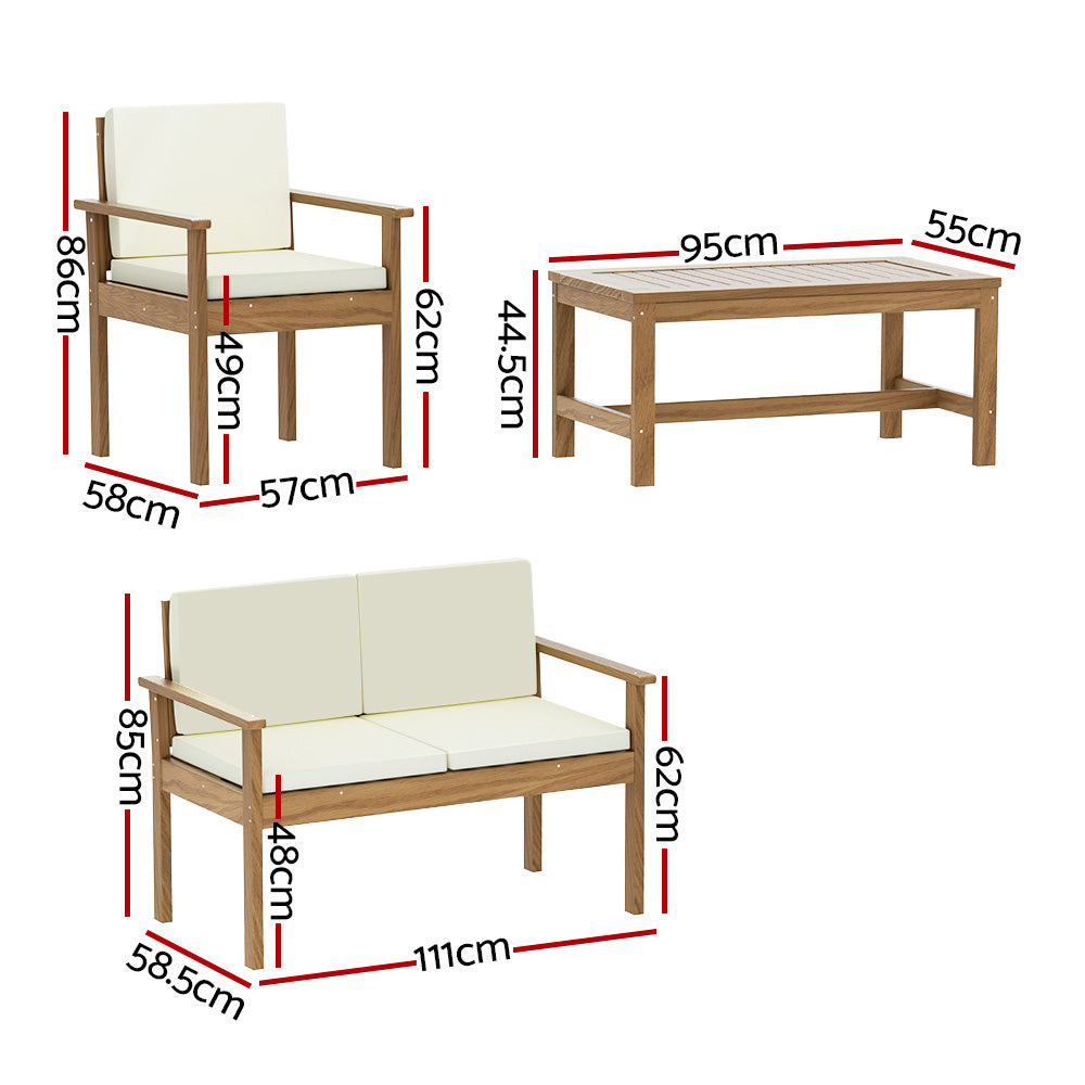 Cedar Calm Outdoor Set