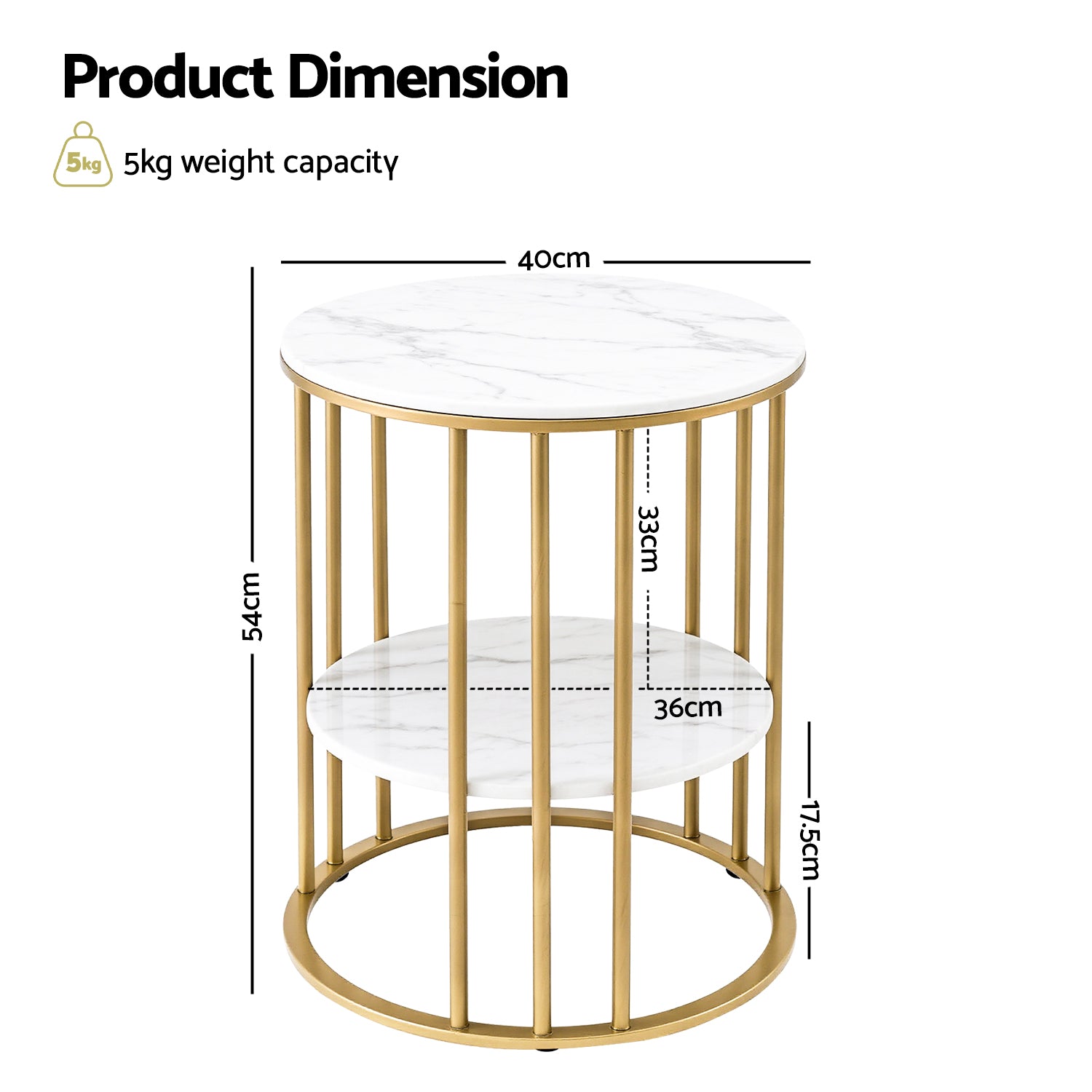 Gold Halo Coffee Table