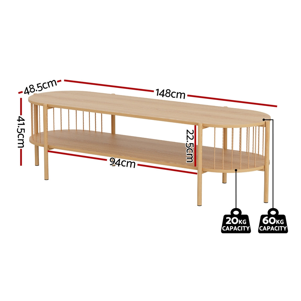 Wood Spire TV Console