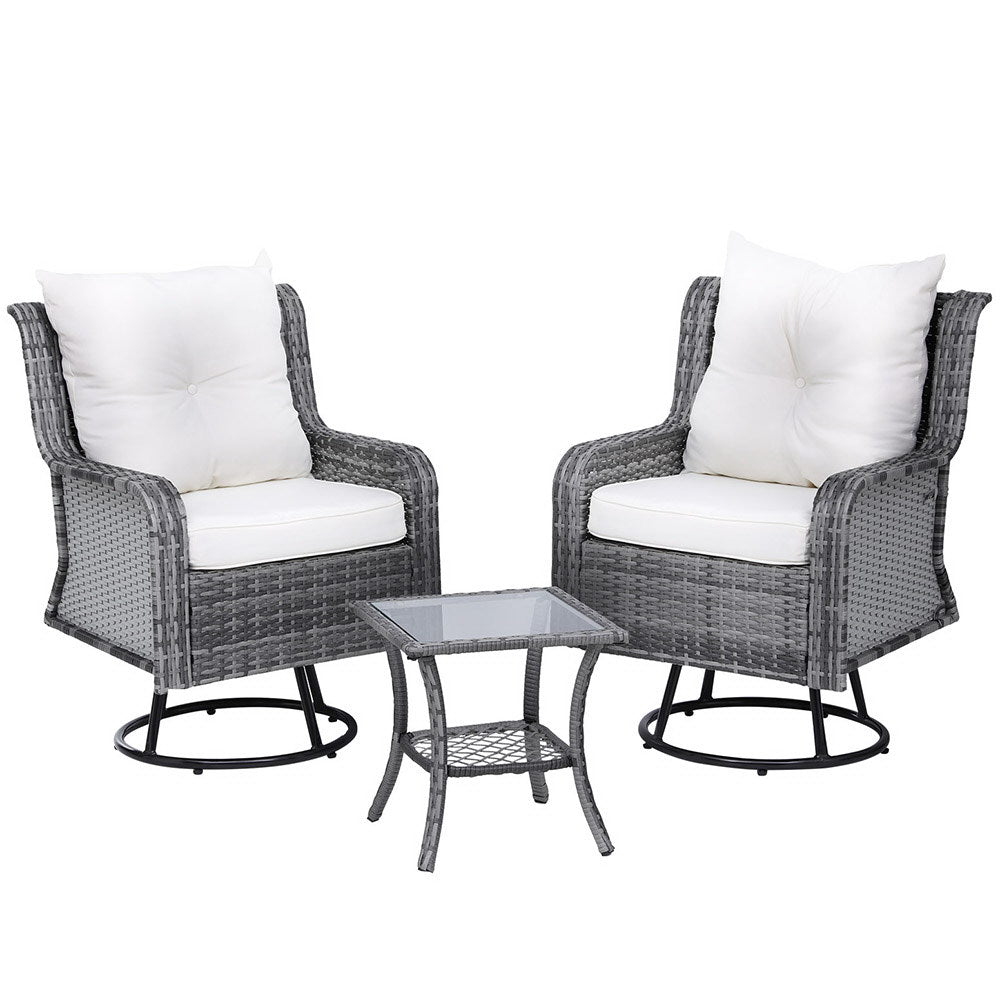 Swivel Weave Bistro Set