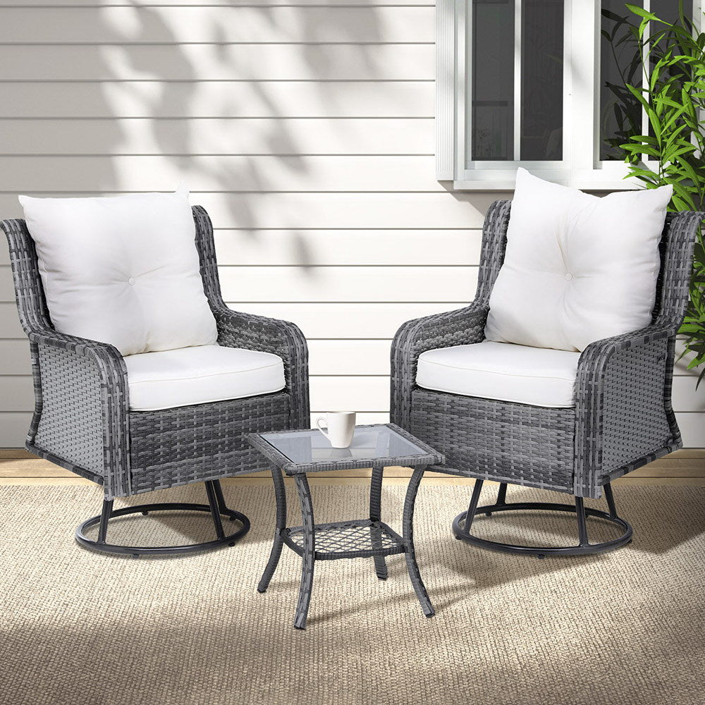 Swivel Weave Bistro Set