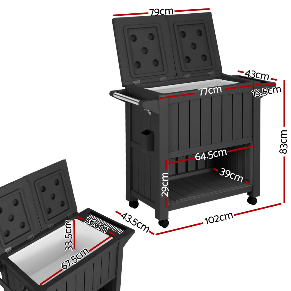 Open Air Sip & Serve Cart
