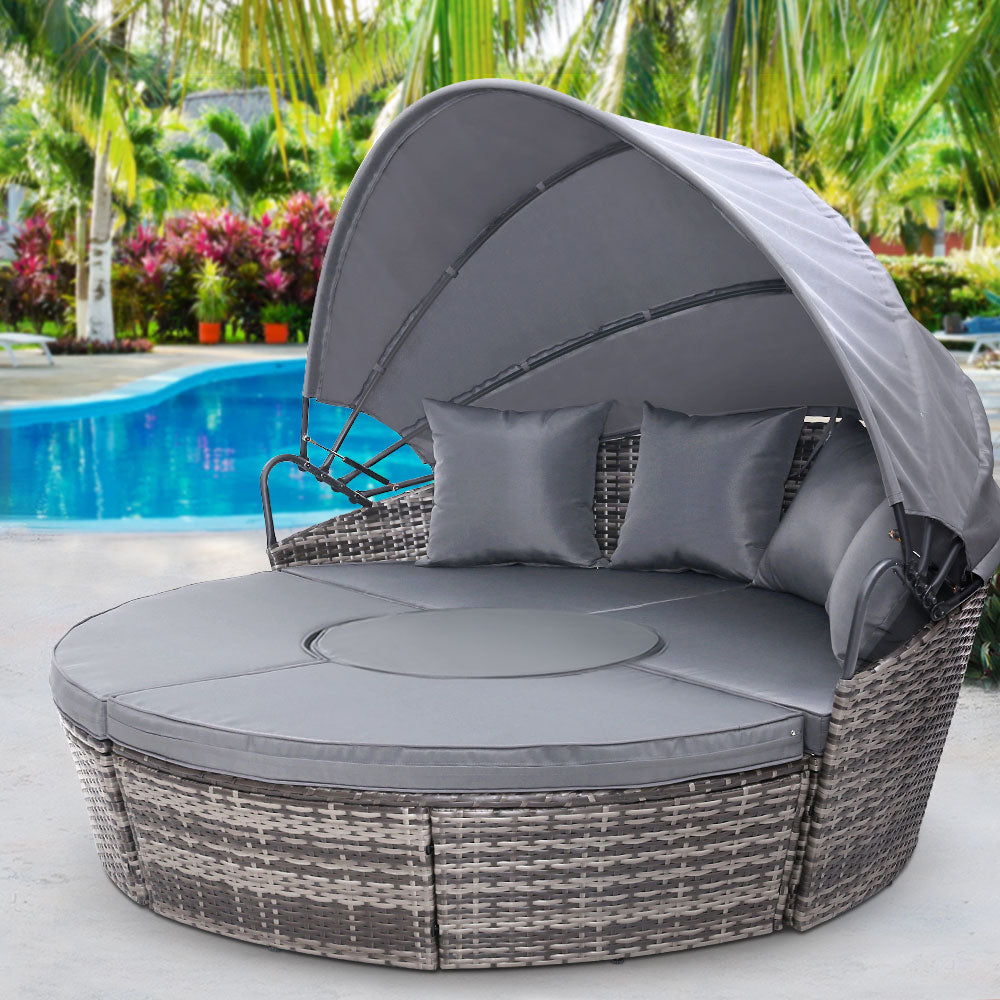 Shore Haven Wicker Lounger