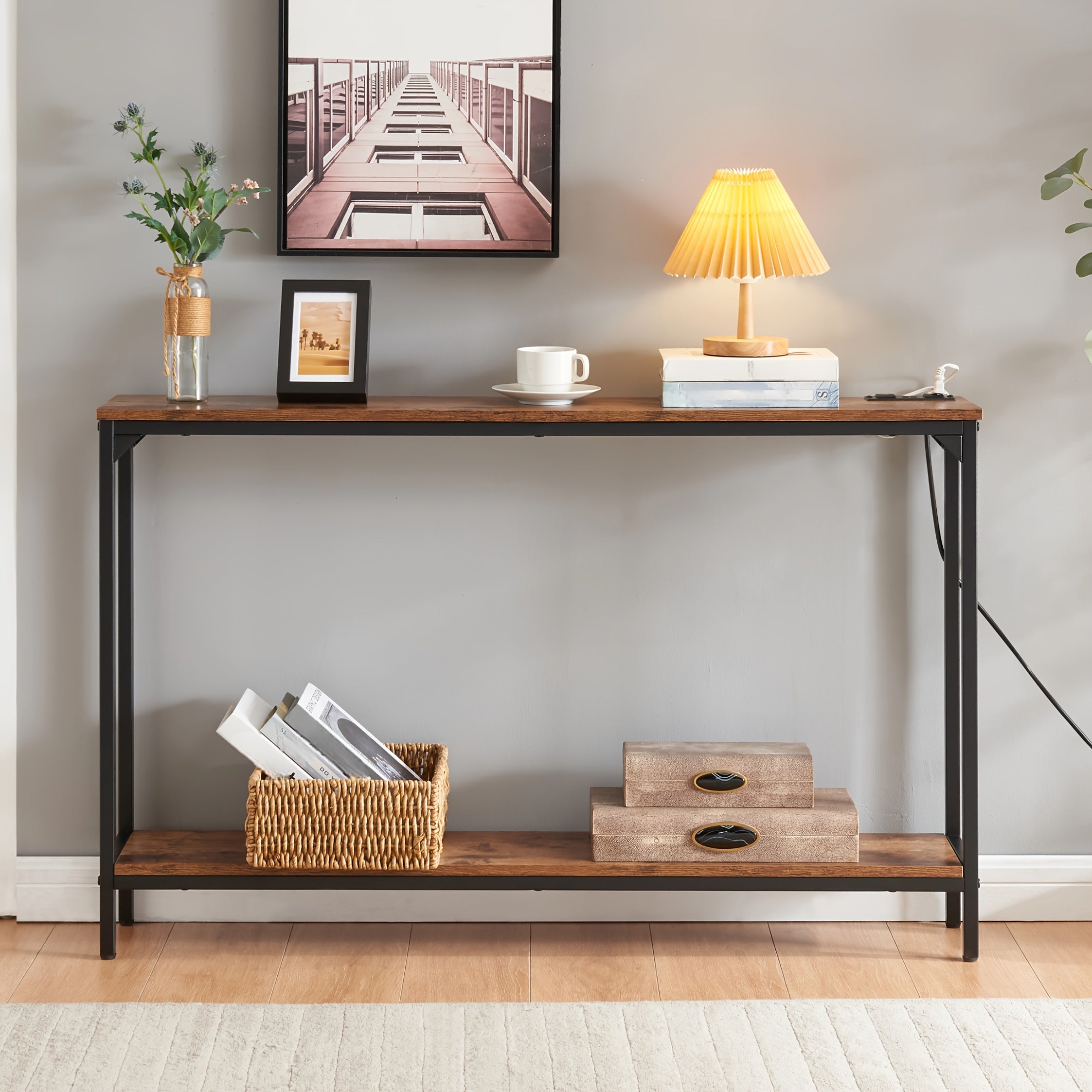 Urban Charge Two-Tier Table