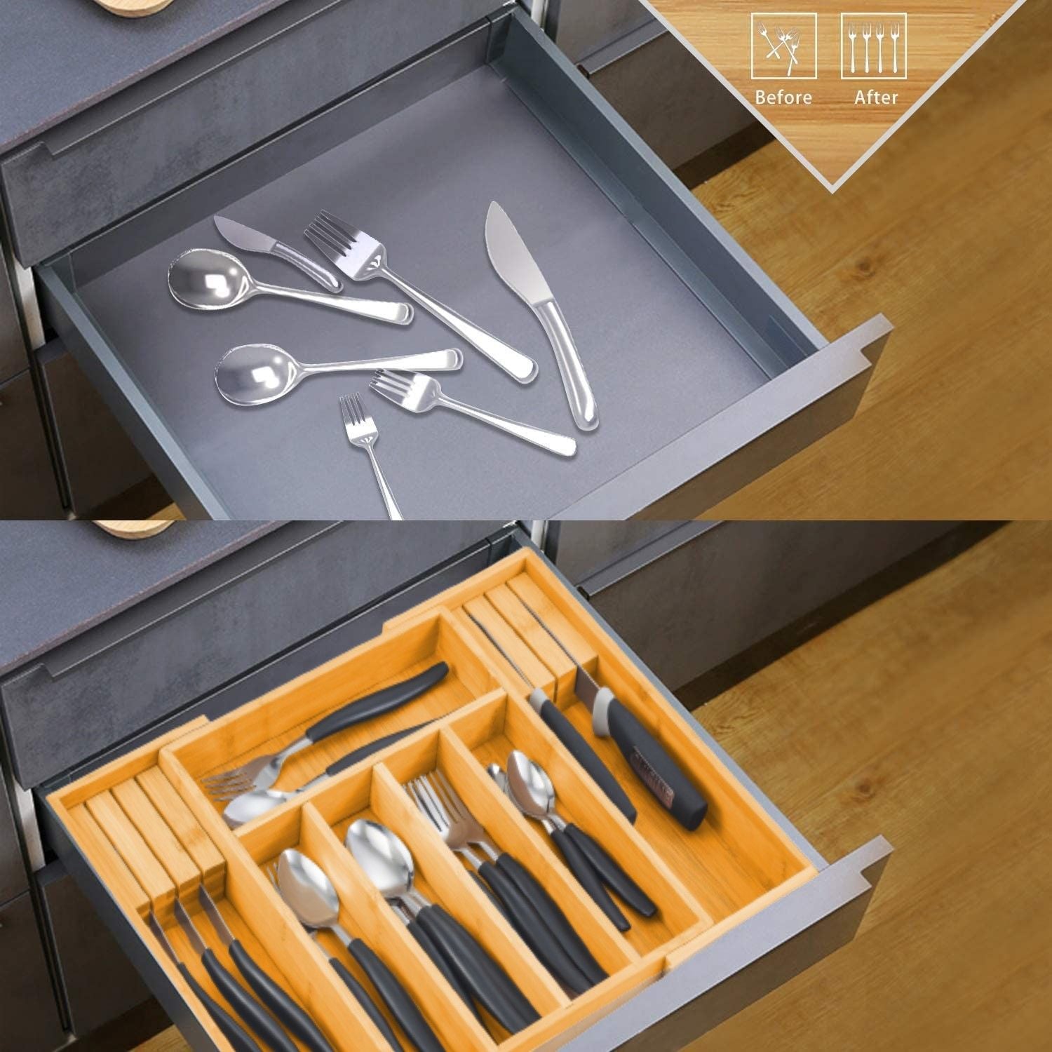 Grain Grid Kitchen Divider