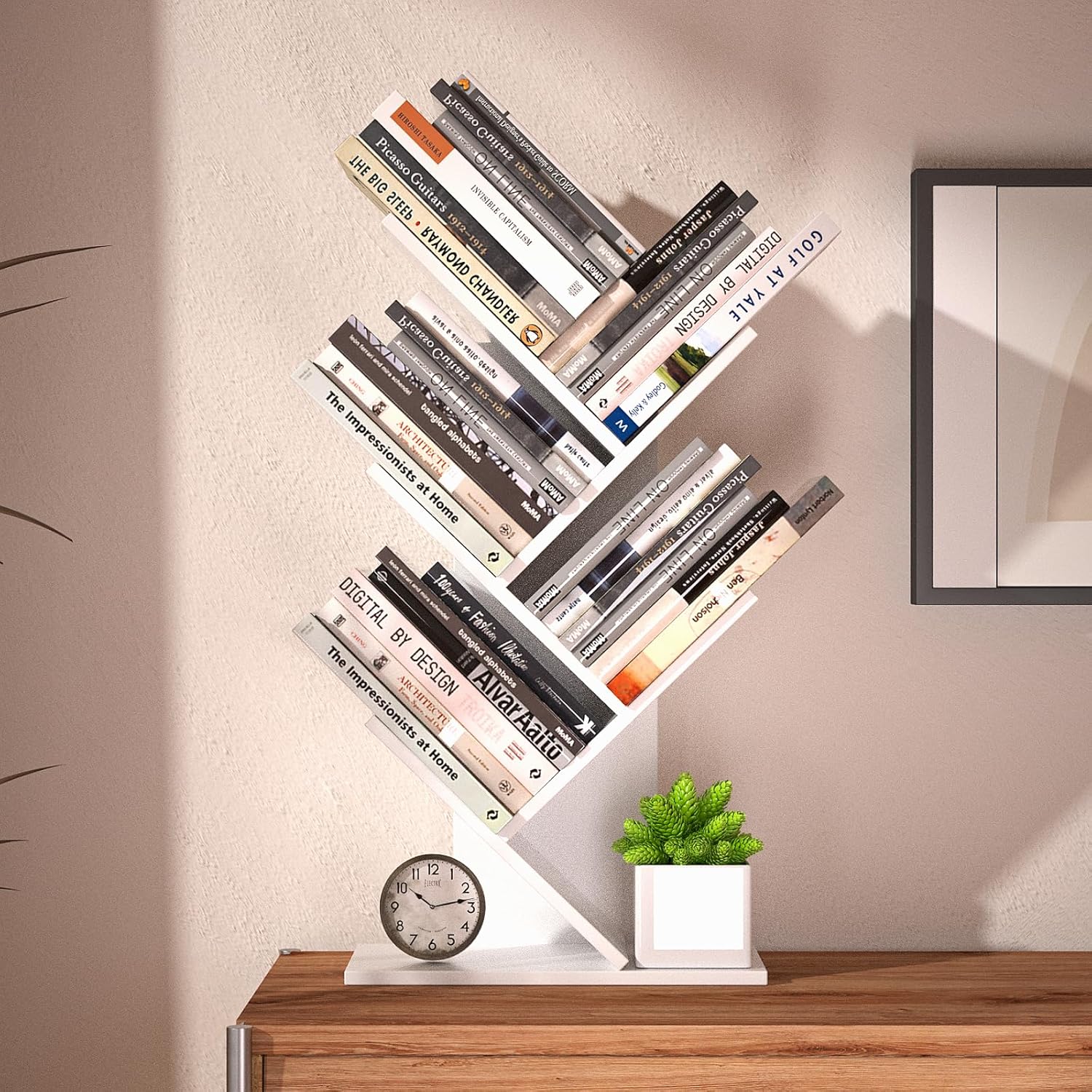 Branch Rise 5-Tier Library Shelf