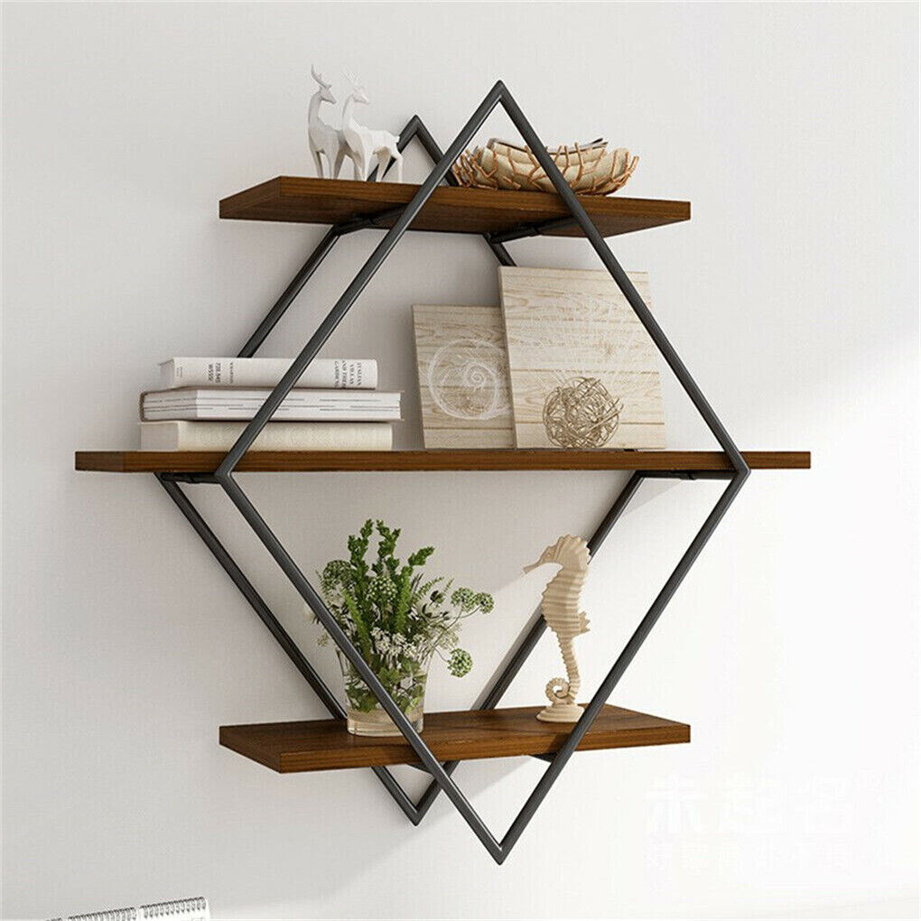 Rustic Loft 3-Layer Shelf