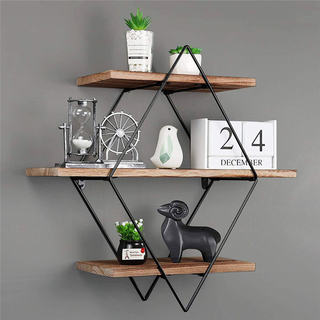 Rustic Loft 3-Layer Shelf
