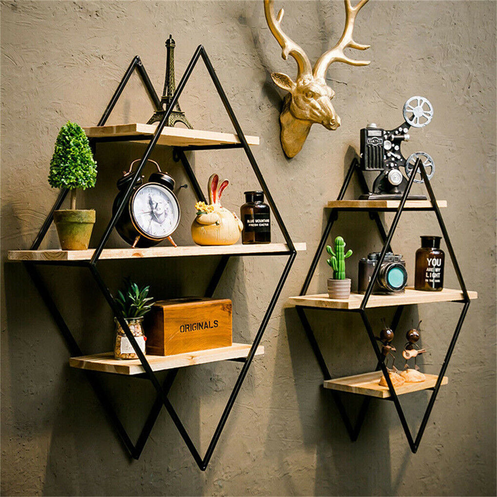 Rustic Loft 3-Layer Shelf