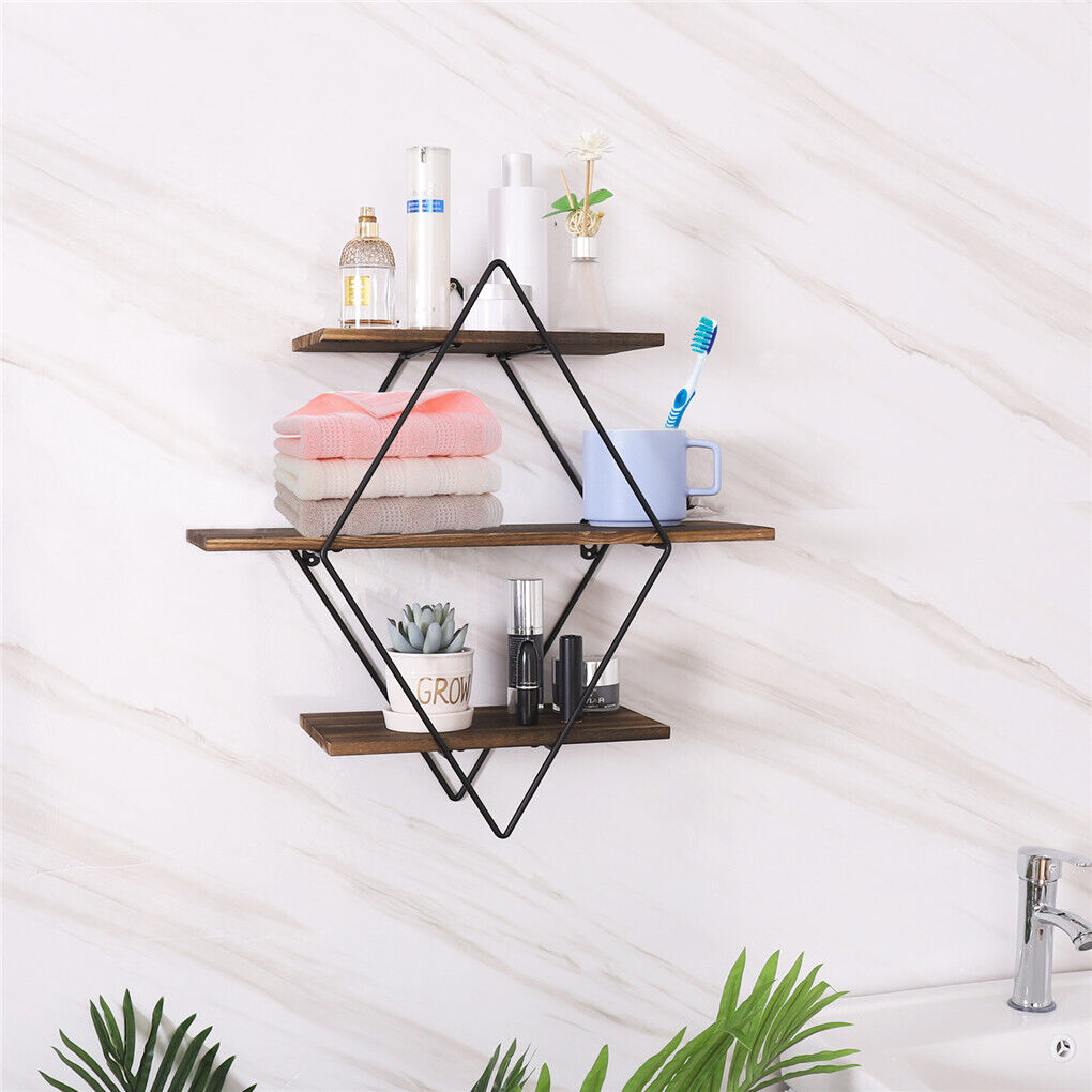 Rustic Loft 3-Layer Shelf
