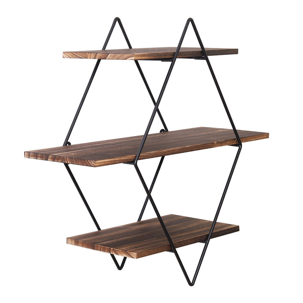 Rustic Loft 3-Layer Shelf
