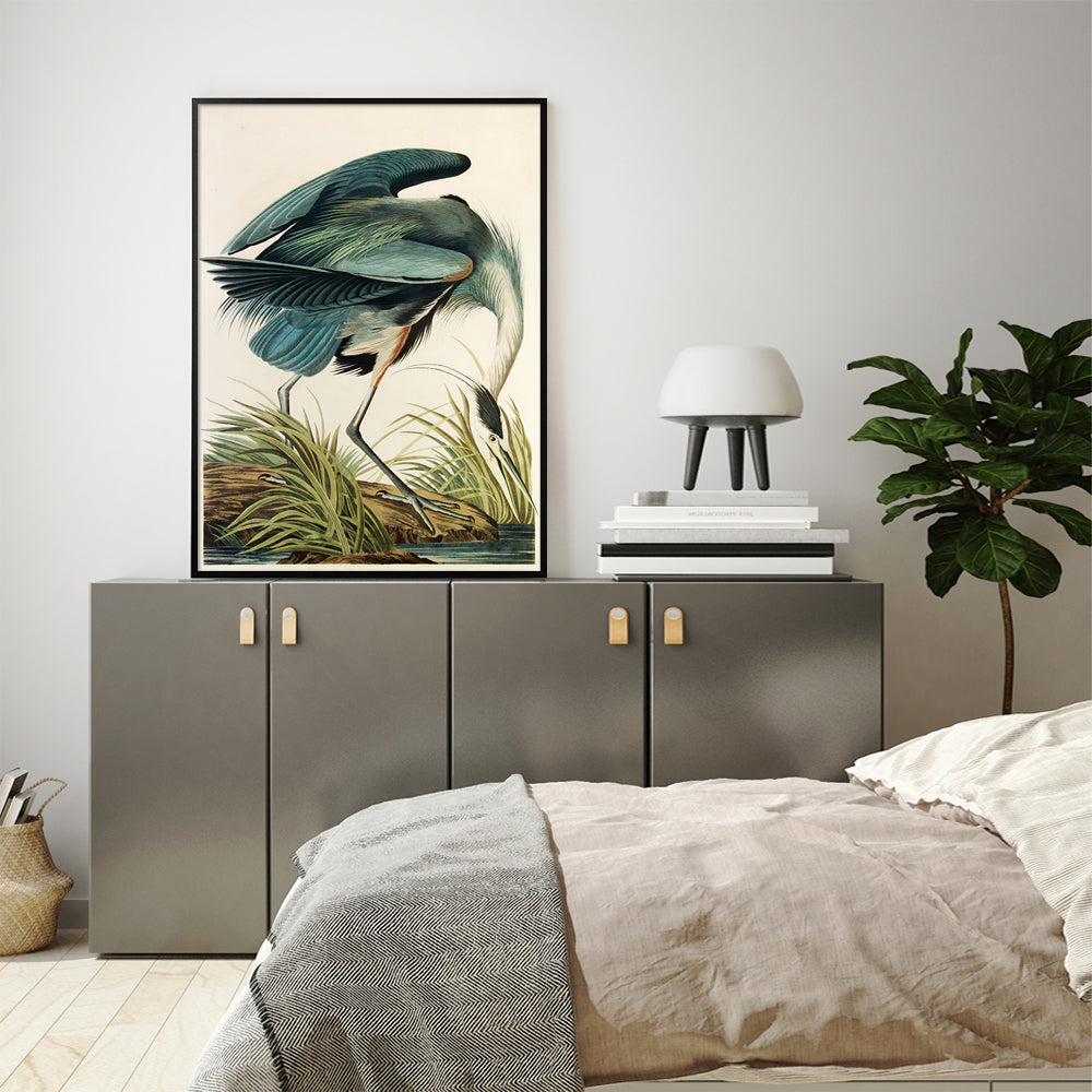 Majestic Heron Wall Art