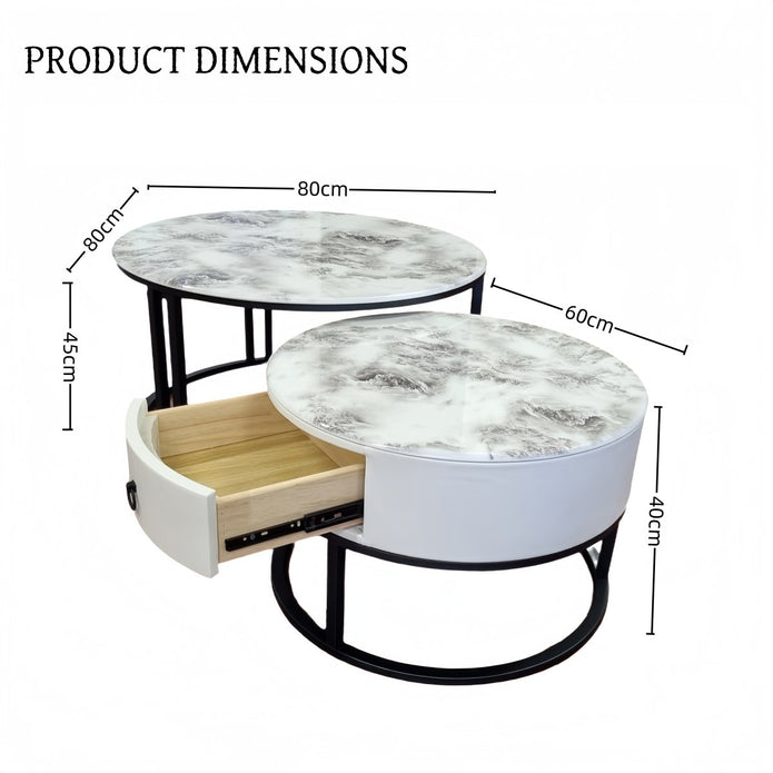 Glacier Stone Coffee Table