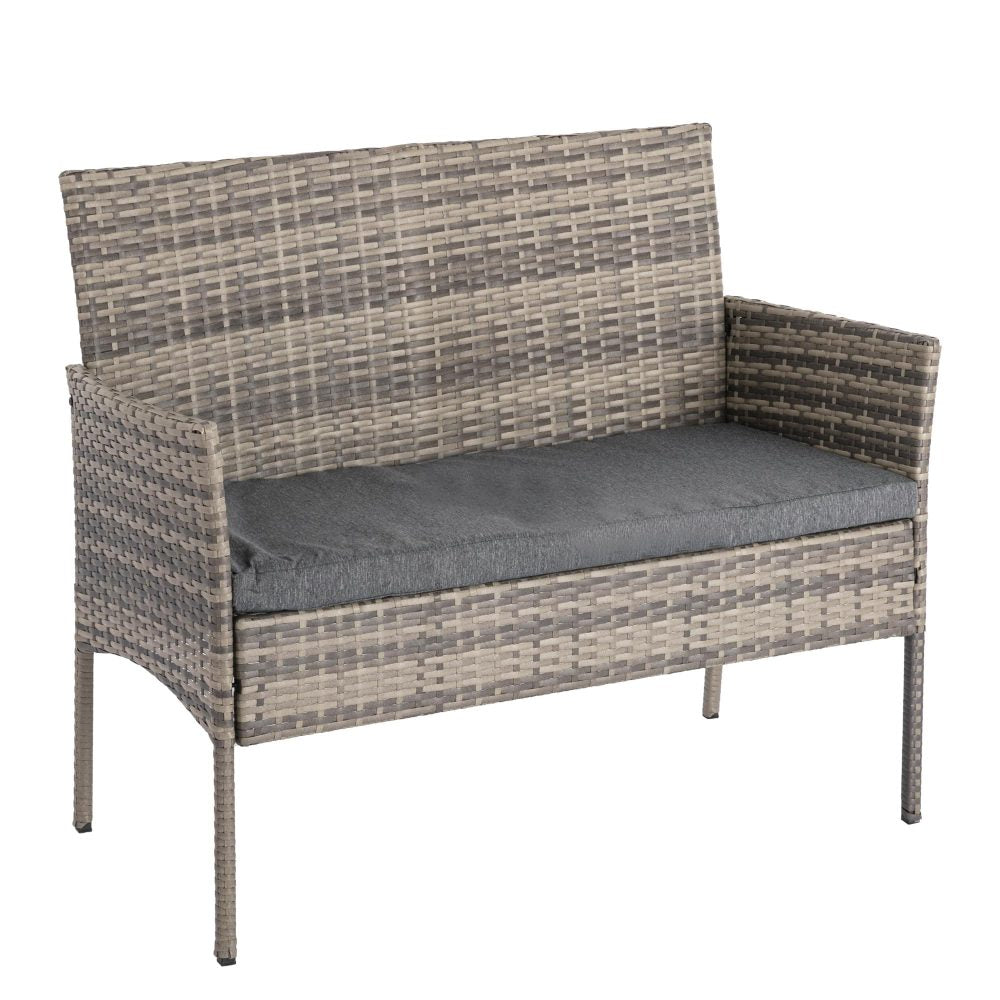 Wicker Haven 4-Seat Lounge Set