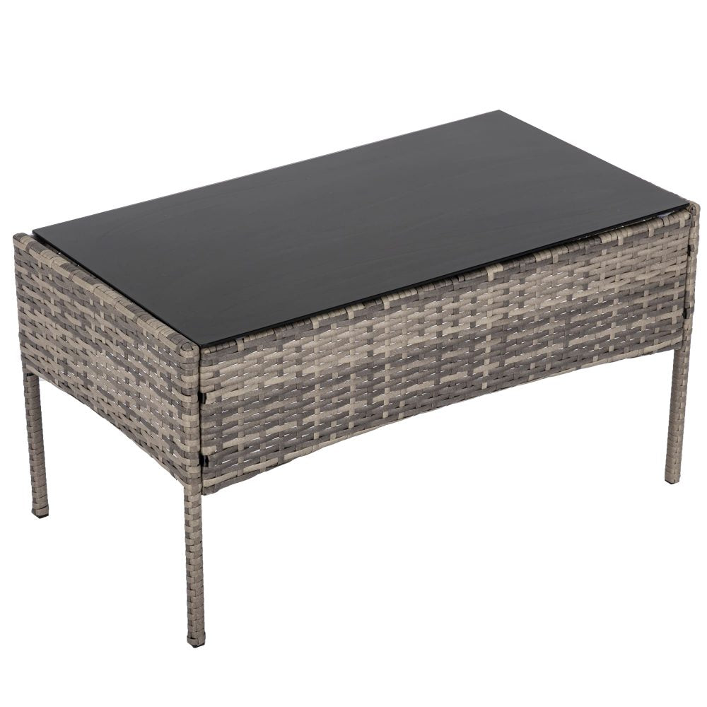 Wicker Haven 4-Seat Lounge Set