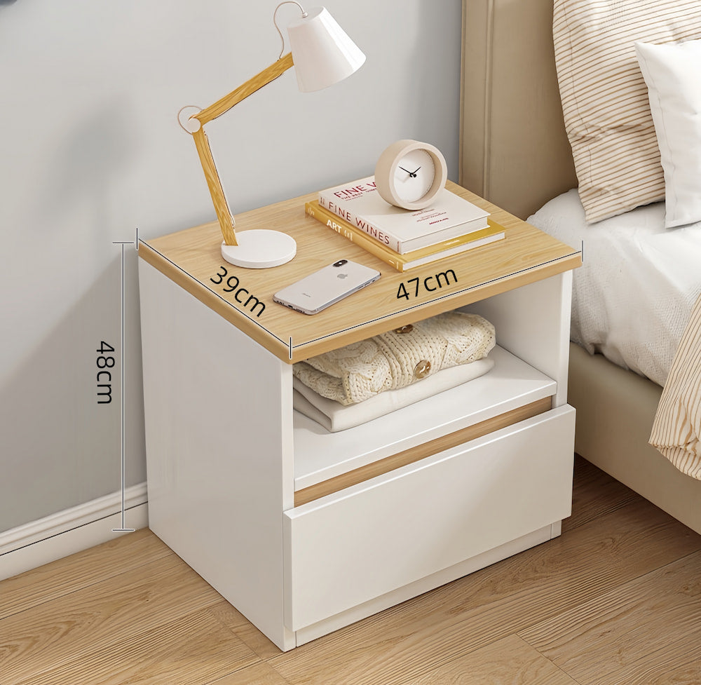 Scandia Snow Bedside Stand
