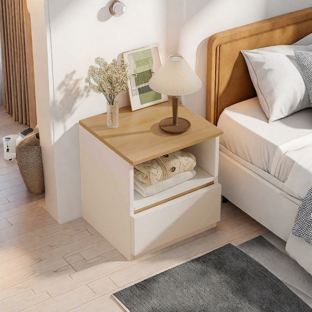 Scandia Snow Bedside Stand