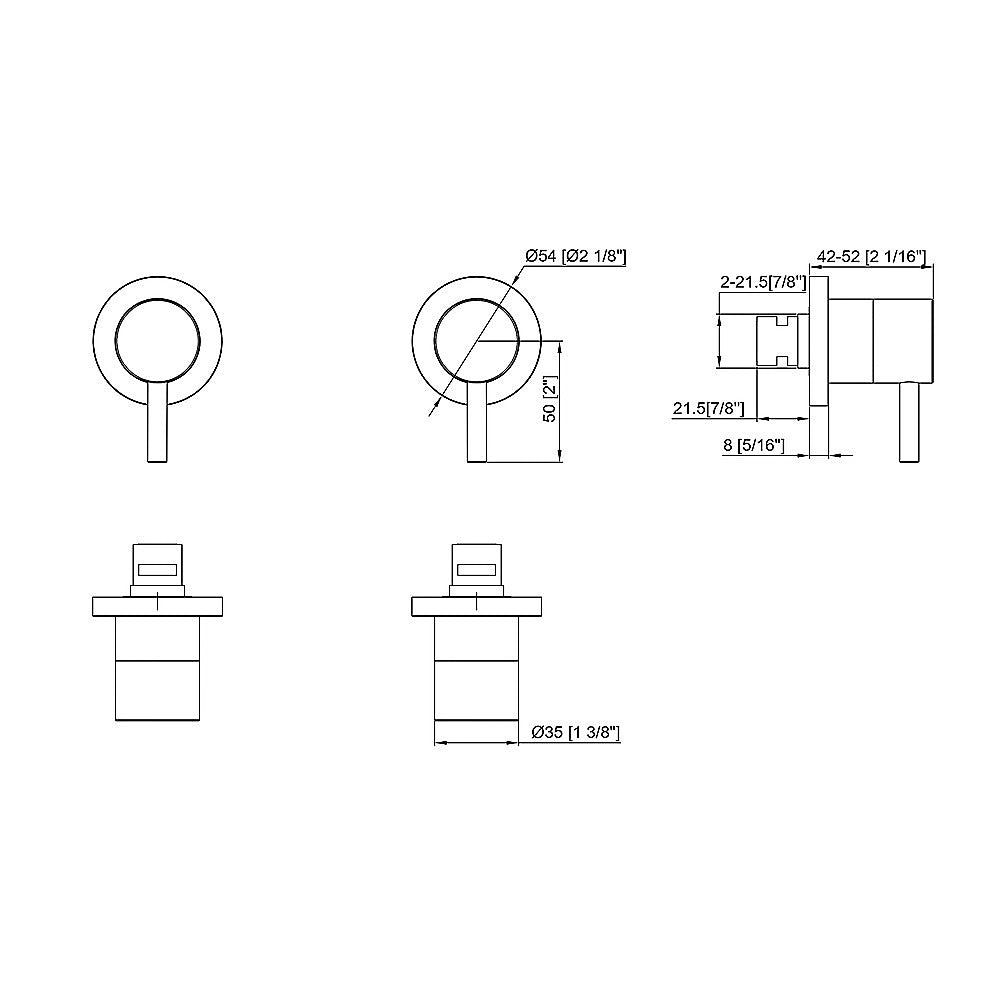 Crystal Chrome Hot & Cold Taps