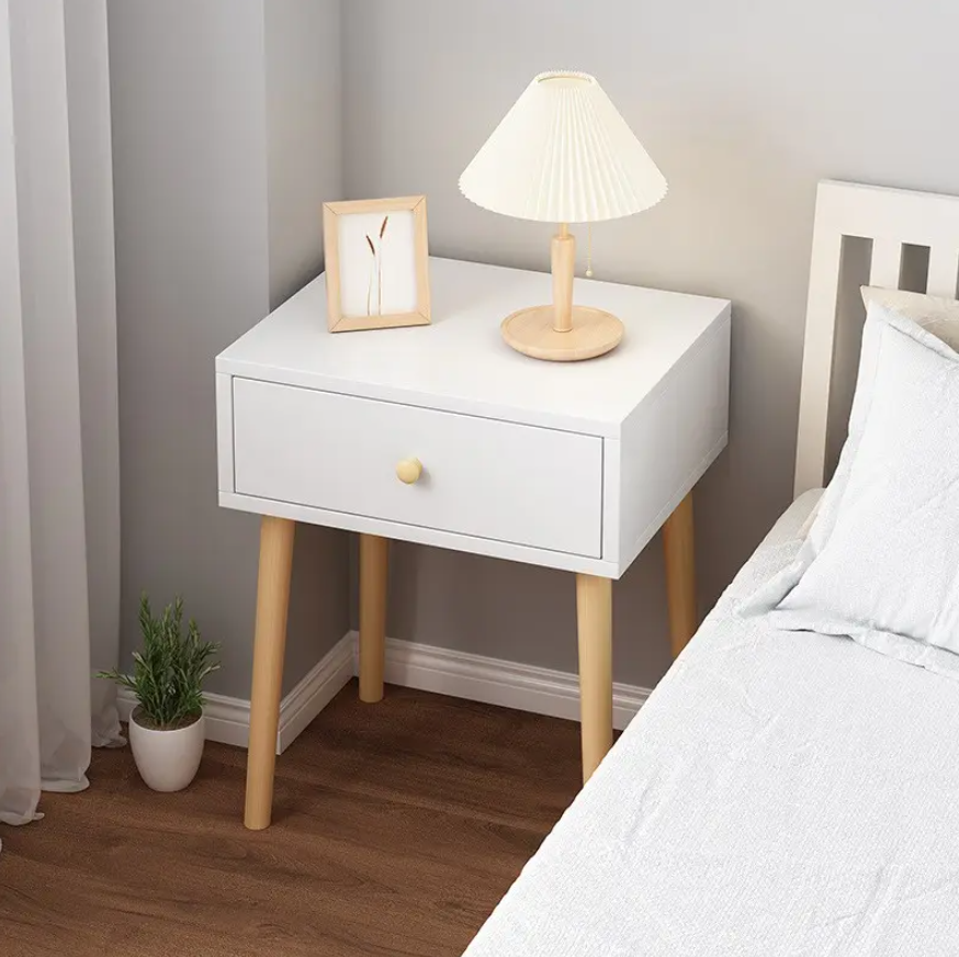 Snow line Bedside Table (1pc)