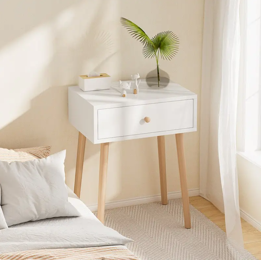 Snow line Bedside Table (1pc)