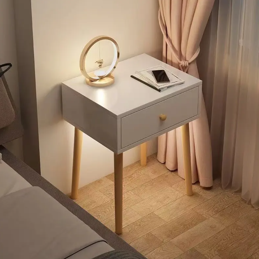 Snow line Bedside Table (1pc)